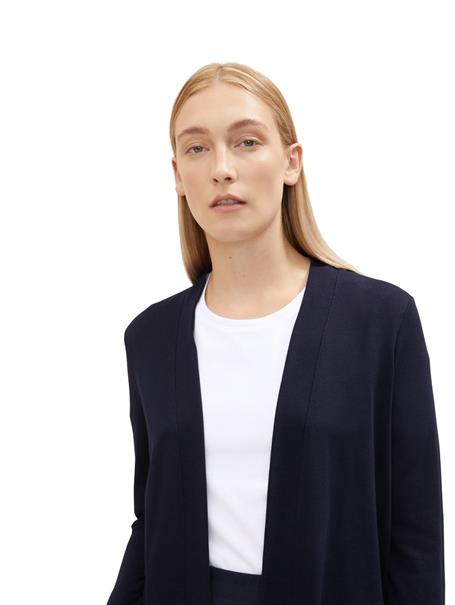 Langer Cardigan navy midnight blue