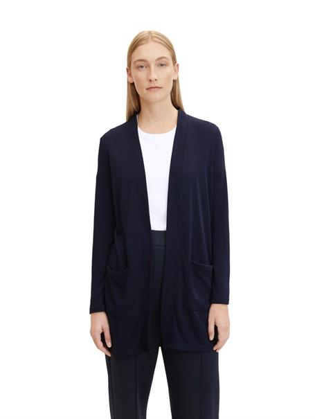 Langer Cardigan navy midnight blue