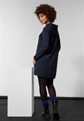 Langer Jersey Sweatpullover dark vintage blue