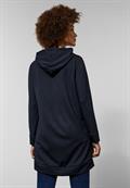 Langer Jersey Sweatpullover dark vintage blue