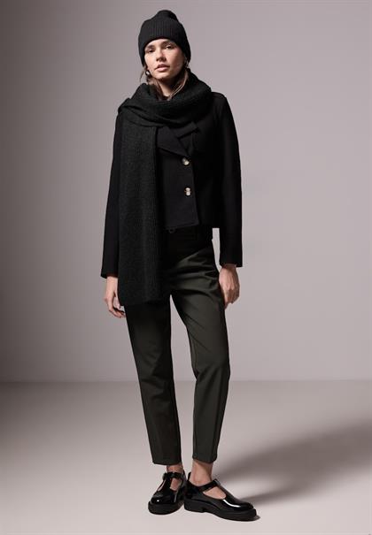 Langer Schal black
