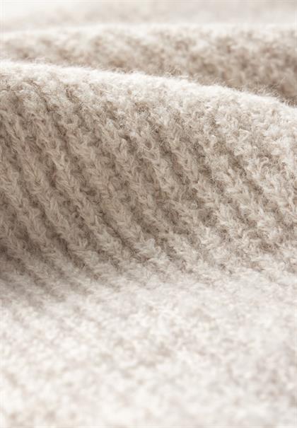 Langer Schal oak beige melange