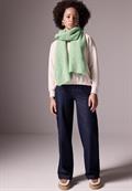 Langer Schal patina green mel.