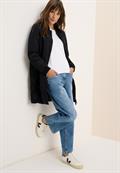 Langer Stepp-Blouson black