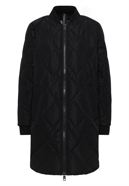 Langer Stepp-Blouson black