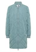 Langer Stepp-Blouson ice hill green
