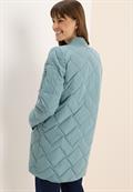 Langer Stepp-Blouson ice hill green