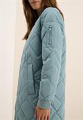 Langer Stepp-Blouson ice hill green