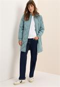 Langer Stepp-Blouson ice hill green