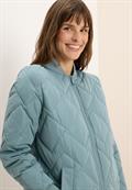 Langer Stepp-Blouson ice hill green