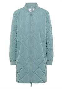 Langer Stepp-Blouson ice hill green