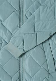 Langer Stepp-Blouson ice hill green