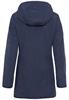 Langer Windbreaker mit weichem Plüschfutter night blue