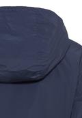 Langer Windbreaker mit weichem Plüschfutter night blue