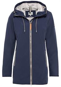 Langer Windbreaker mit weichem Plüschfutter night blue