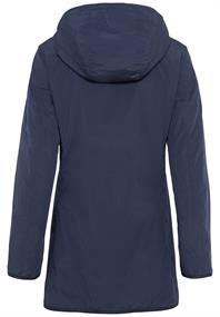 Langer Windbreaker mit weichem Plüschfutter night blue