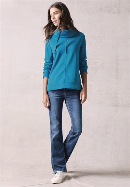 Langes Sweatshirt dynamic aqua blue
