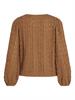 Langärmelige Bluse mit Struktur toasted coconut