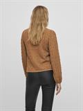 Langärmelige Bluse mit Struktur toasted coconut