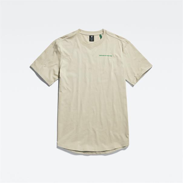 Lash back text r t spray green