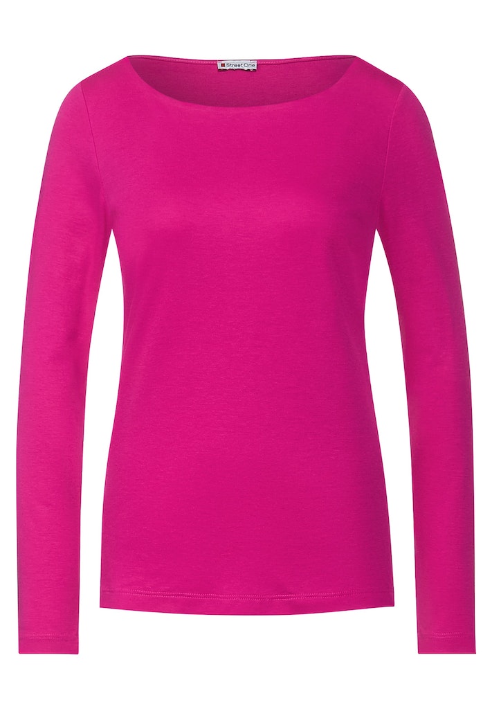 Street One Damen Longsleeve lavish pink bequem online kaufen bei | Shirts