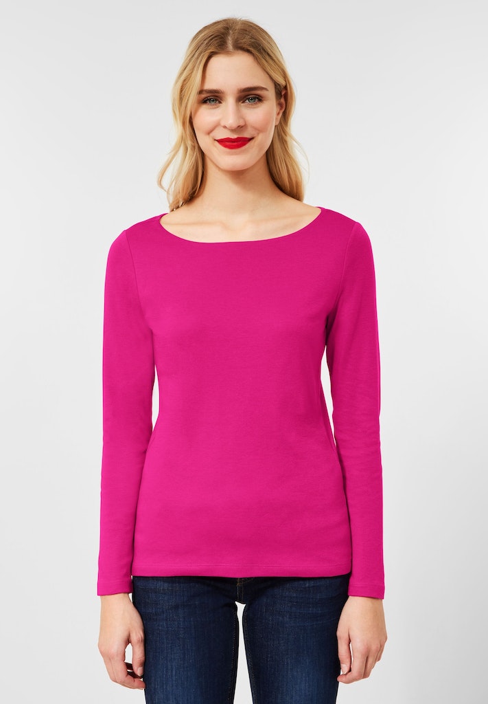 Street One Damen Longsleeve lavish pink bequem online kaufen bei | Shirts