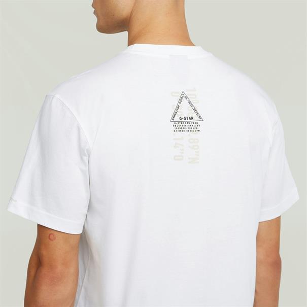 Layered back gr r t white