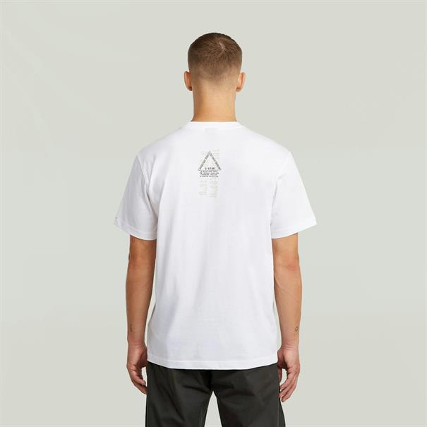 Layered back gr r t white