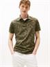 LEAF AOP REG POLO battle green