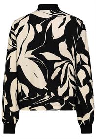 leaves: black-nude beige
