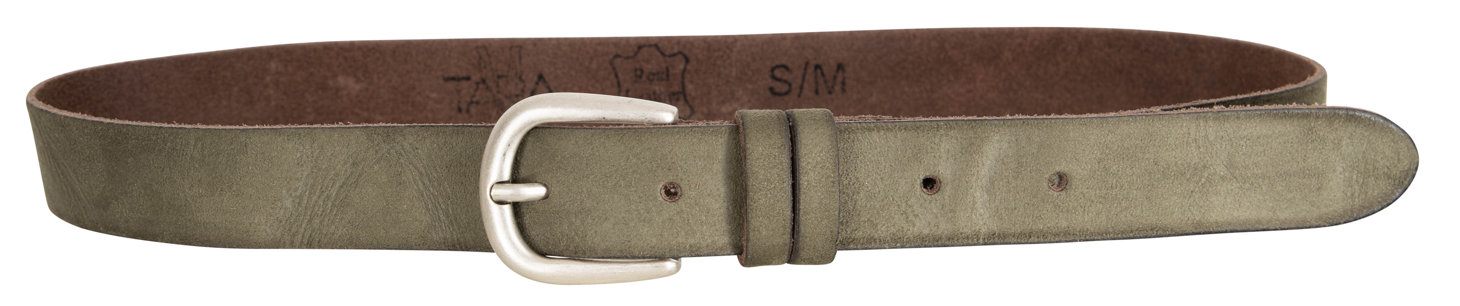 Tara-M Damen Accessoires Sanncrunch Oliv - gürtel leder