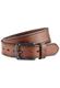 Ledergürtel mit verstellbaren Details brown1