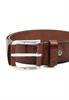 Ledergürtel mit verstellbaren Details dark brown