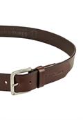Ledergürtel mit verstellbaren Details dark brown