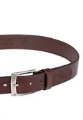 Ledergürtel mit verstellbaren Details dark brown