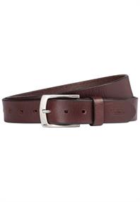 Ledergürtel mit verstellbaren Details dark brown