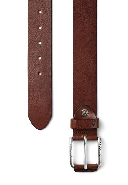 Ledergürtel mit verstellbaren Details dark brown