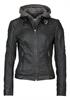 LEDERJACKE CACEY LEGV black