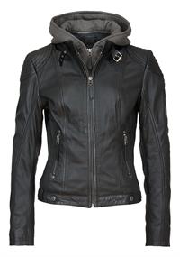 LEDERJACKE CACEY LEGV black