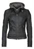 LEDERJACKE CACEY LEGV black