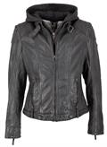 LEDERJACKE CACEY LEGV grau