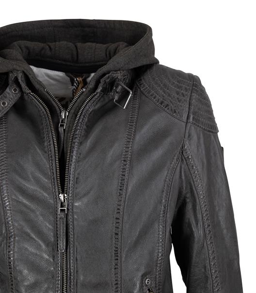 LEDERJACKE CACEY LEGV grau
