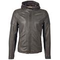 LEDERJACKE GBCHAVIS B LAVE dark anthracite