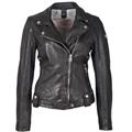 LEDERJACKE GGFAVOUR LAMAXV black