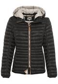 Leicht wattierte Steppjacke aus recyeltem Polyamid black