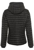 Leicht wattierte Steppjacke aus recyeltem Polyamid black