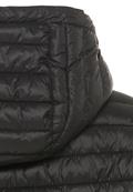 Leicht wattierte Steppjacke aus recyeltem Polyamid black