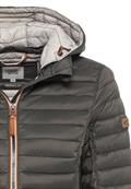 Leicht wattierte Steppjacke aus recyeltem Polyamid khaki