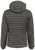 Leicht wattierte Steppjacke aus recyeltem Polyamid khaki