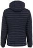 Leicht wattierte Steppjacke aus recyeltem Polyamid navy